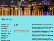 Tablet Screenshot of greaterlouisvillechapteraacn.org